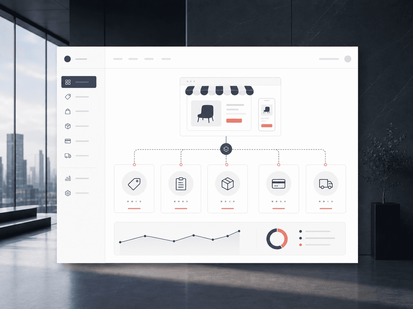 Medusa.js Commerce-System mit Storefront, Produkten, Bestellungen, Payment und Fulfillment