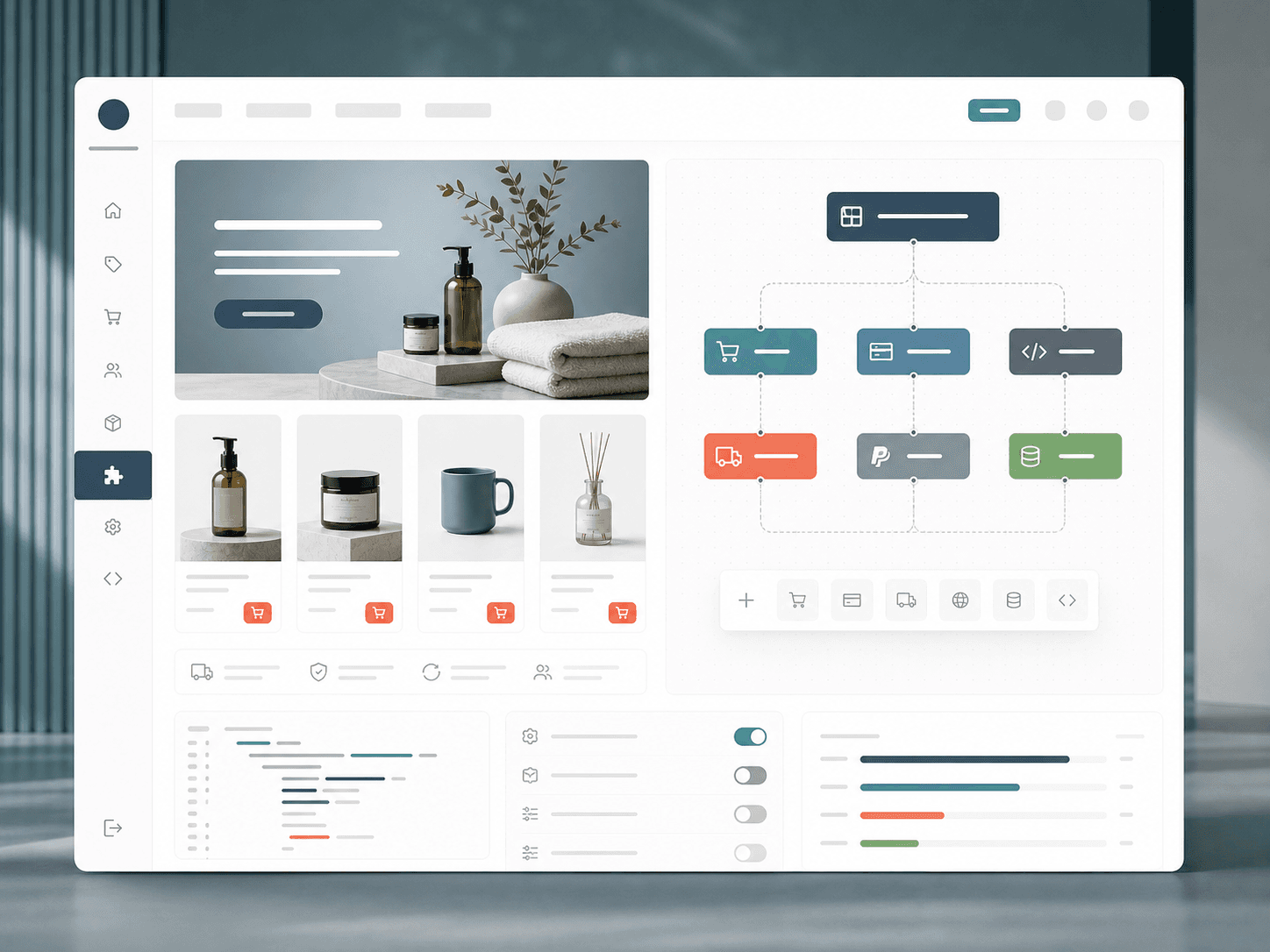 WooCommerce development with custom store functionality, payment, shipping and API integrations