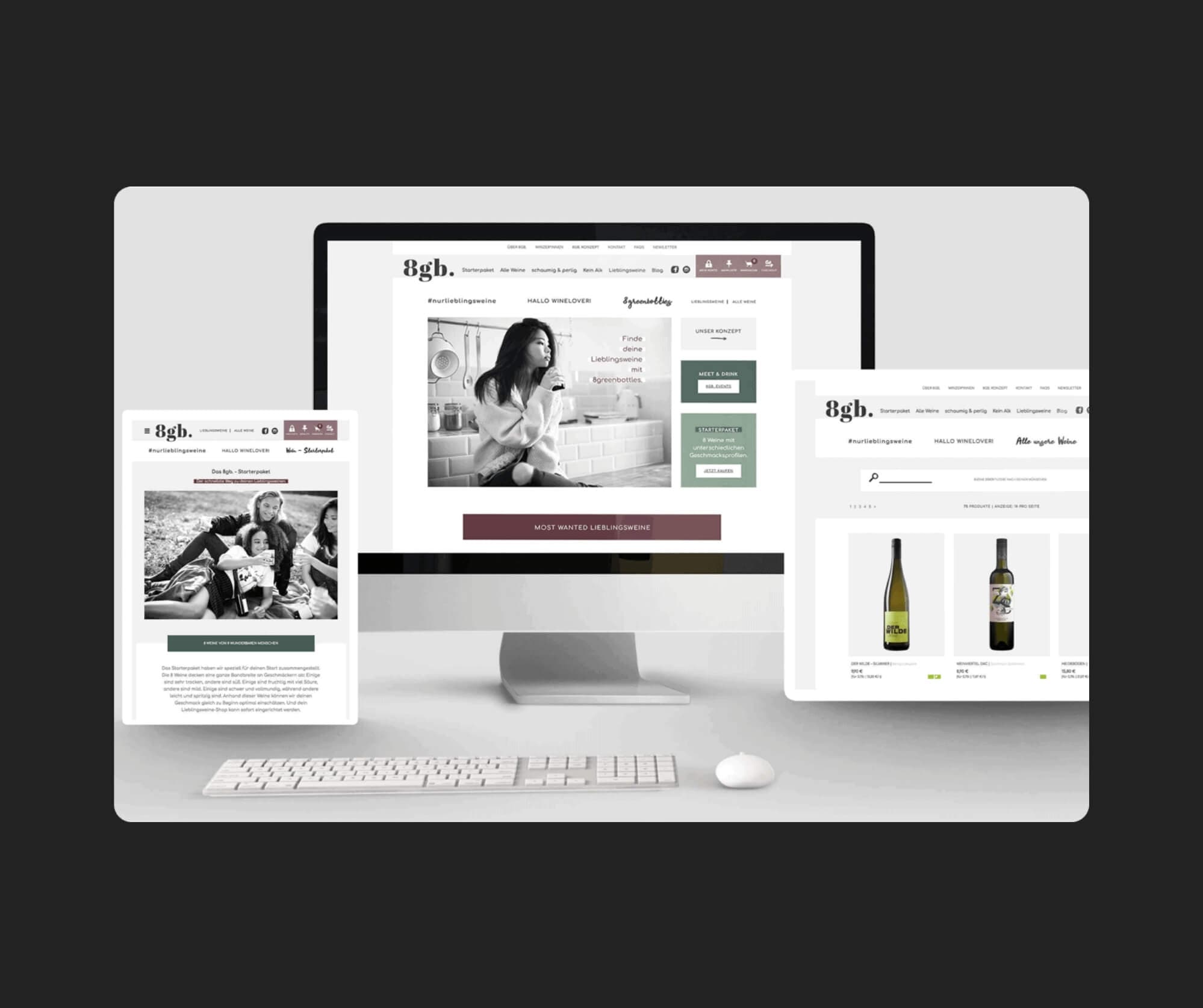 8greenbottles - Responsive Ansichten
