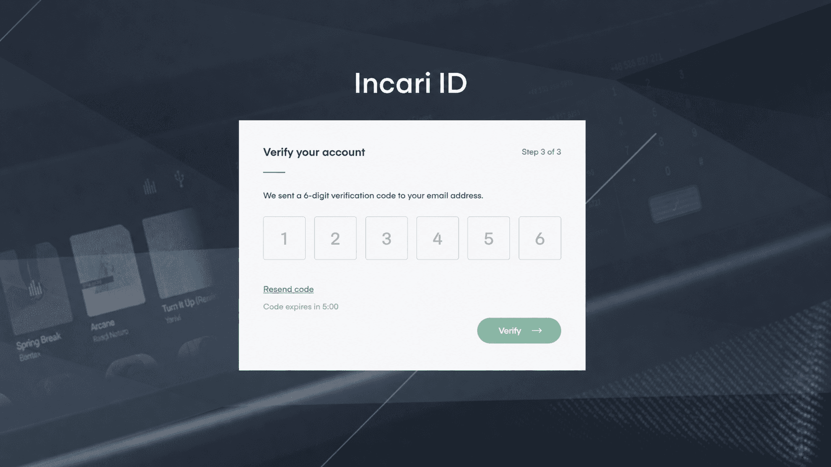 Incari Custom Onboarding - View 2