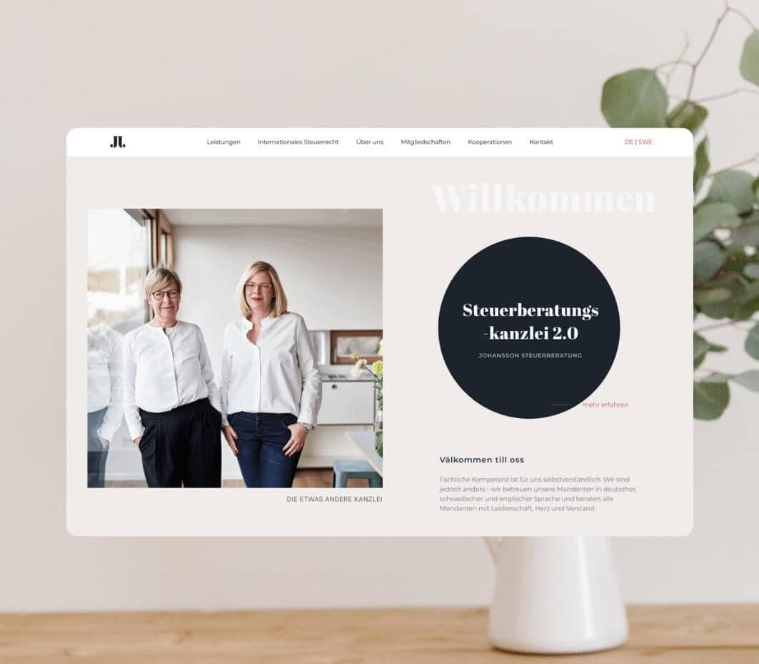 Johansson Steuerberatung - Homepage