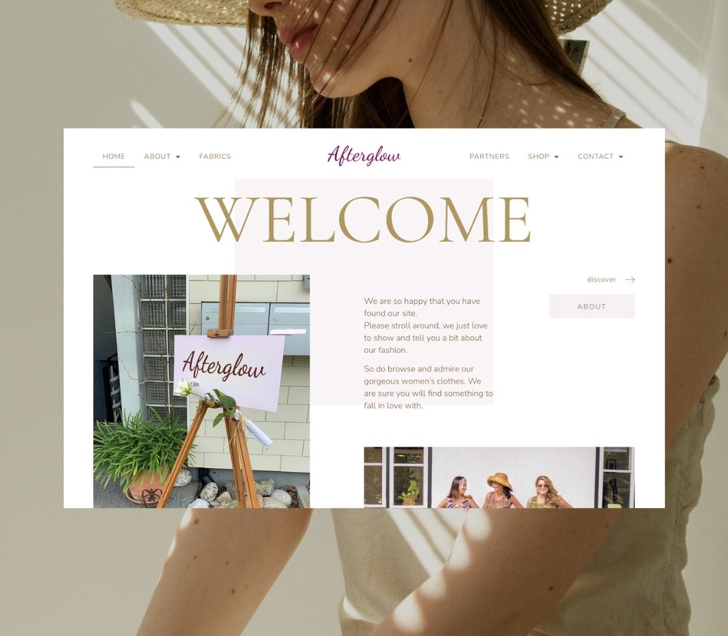 Webdesign Fashion Website