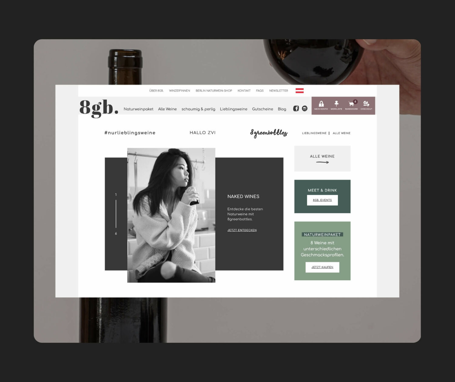 WooCommerce Wine Shop - Web Design & Development